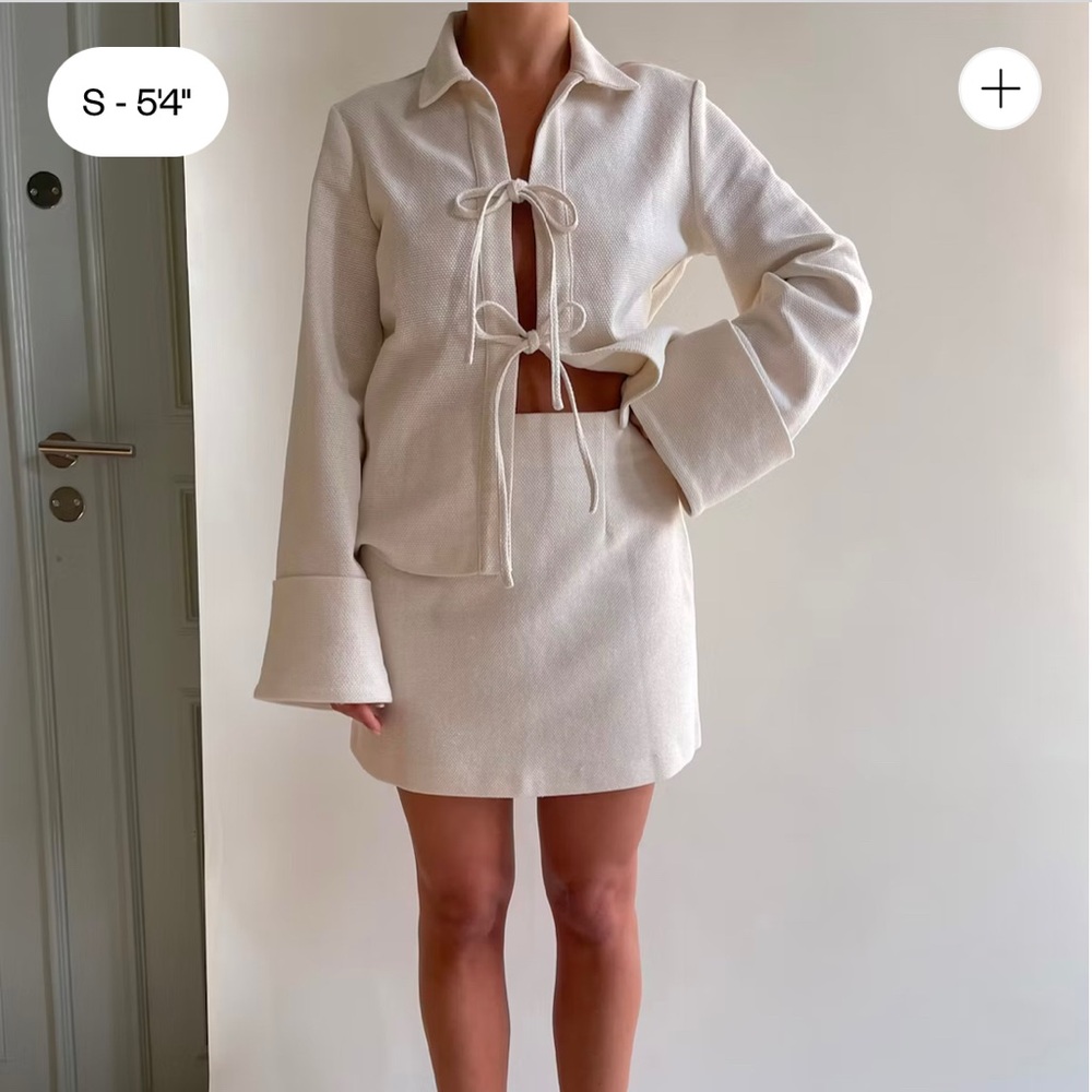 Djerf Avenue Occassion Blouse/Skirt Set